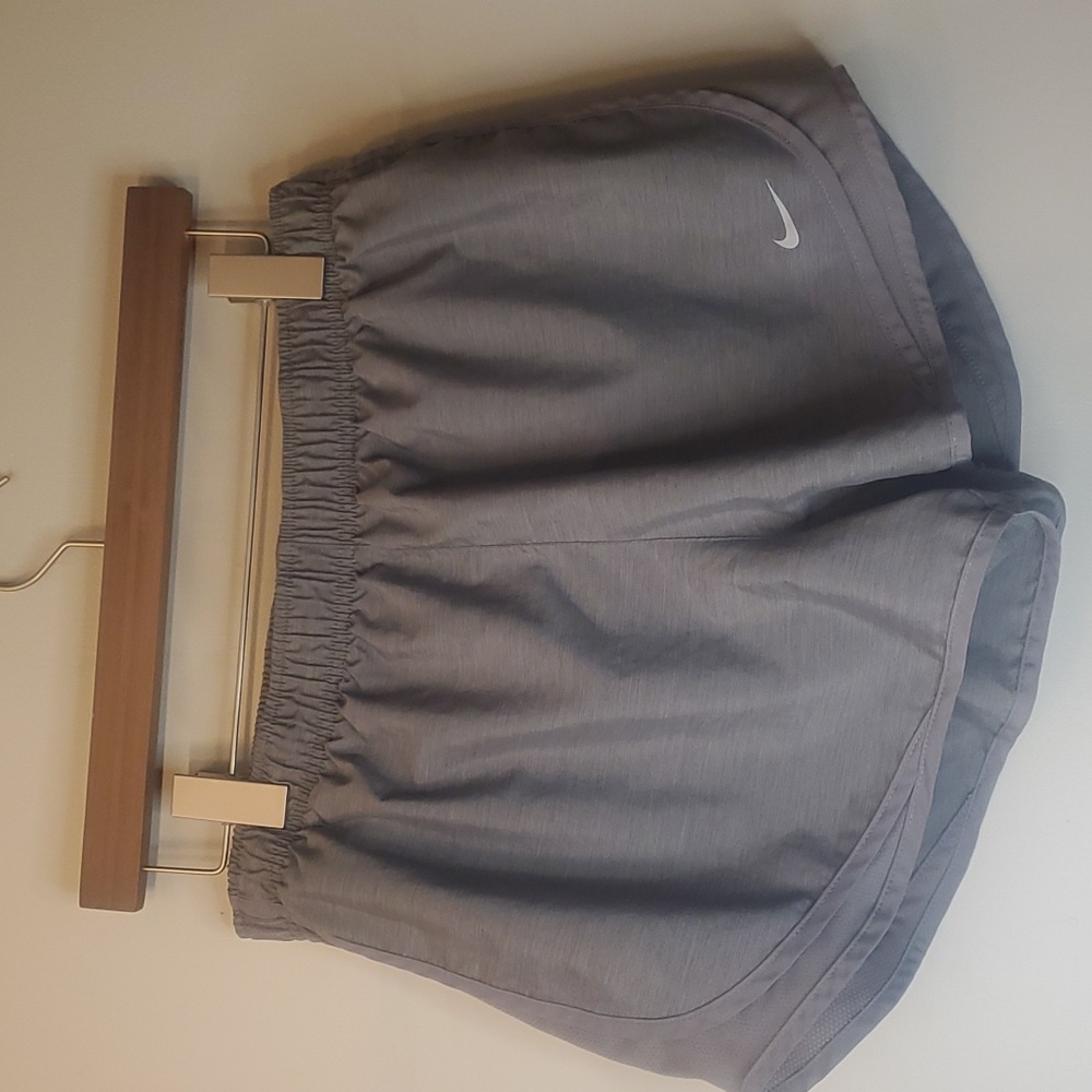 Women's Grey Dri-Fit Nike Running Shorts XL